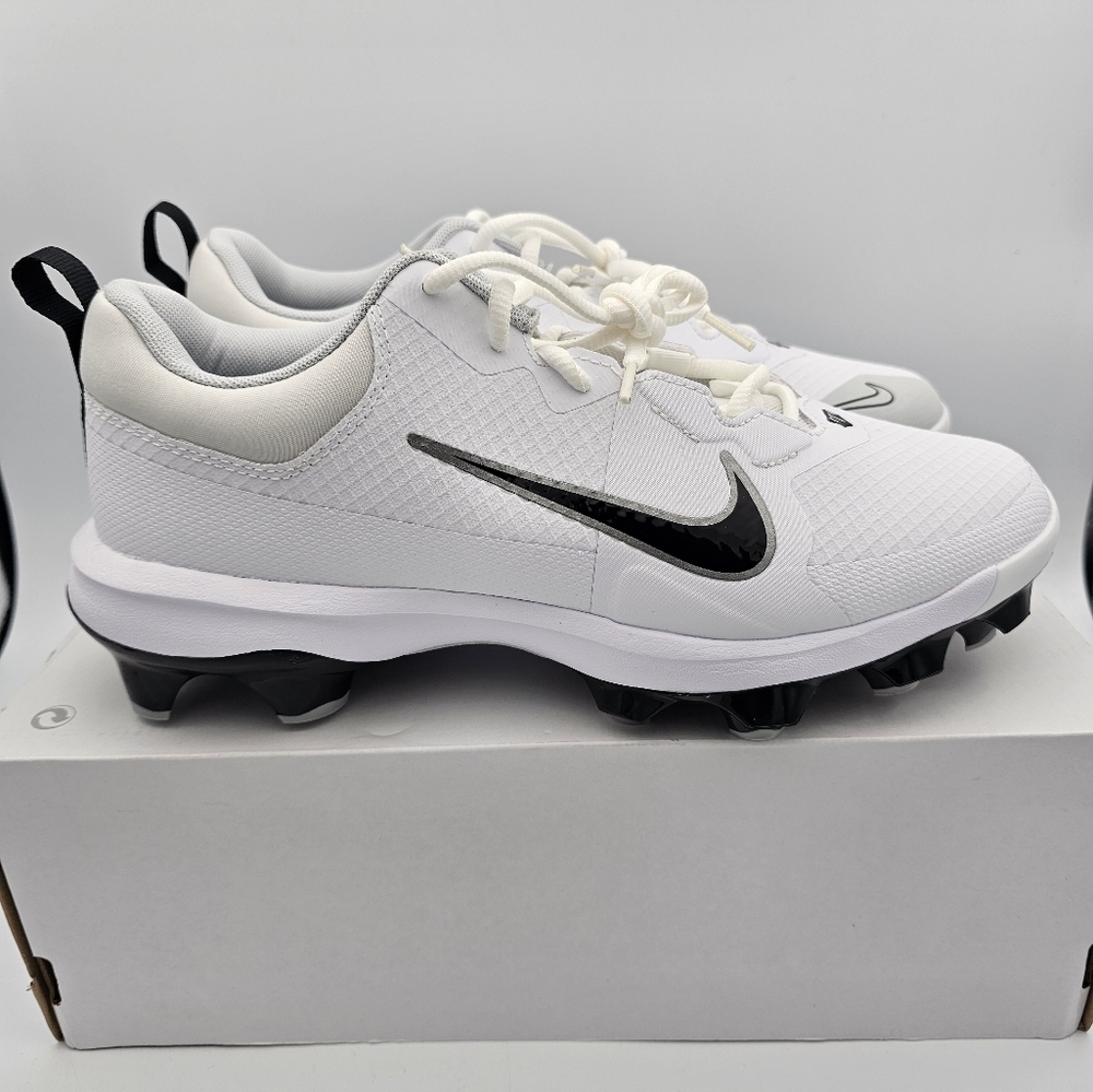 Nike Force Trout 9 MCS White Metallic Silver Baseball Cleats FZ0915-102 Men 9